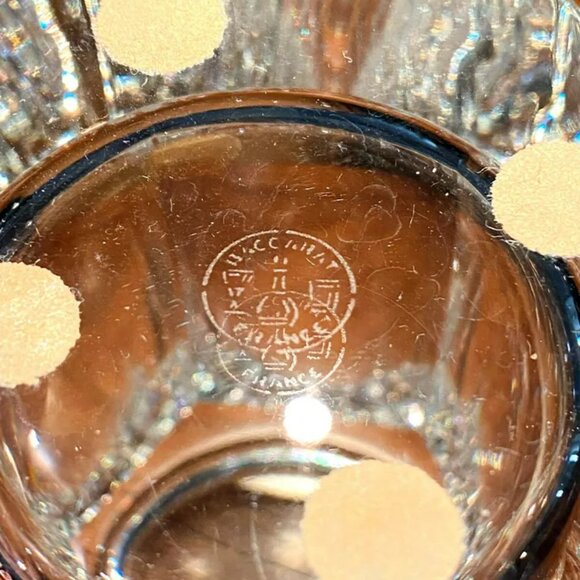 Vintage Baccarat Fine Crystal Bucket Vase 6-1/2โ Tall, 4-1/4โ Dia. - Picture 7 of 7